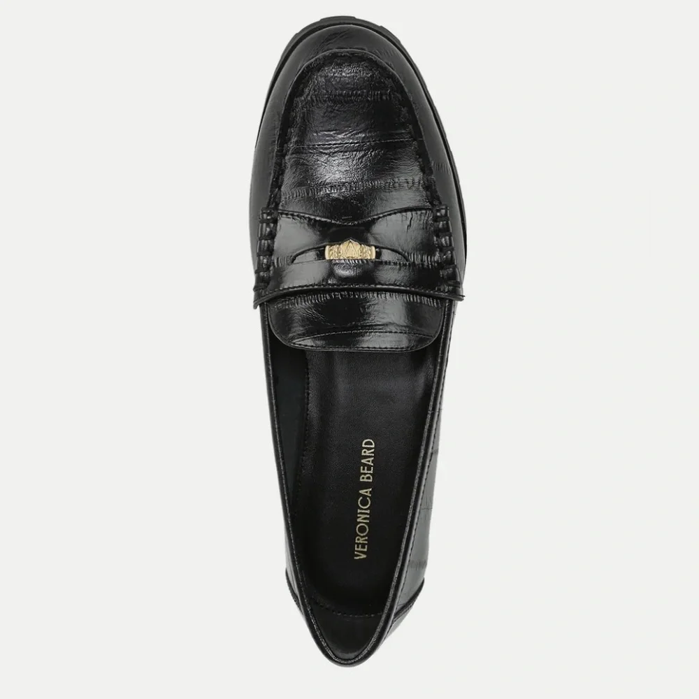 VERONICA BEARD…Penny Lug-sole Loafer…size 8….black…NWOT - Picture 4 of 5
